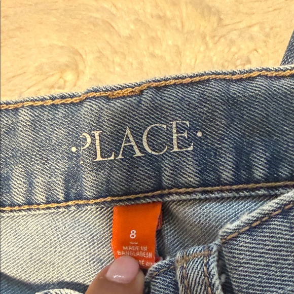 The Children's Place Blue Denim Shorts. Boys size 8 - Picture 2 of 6